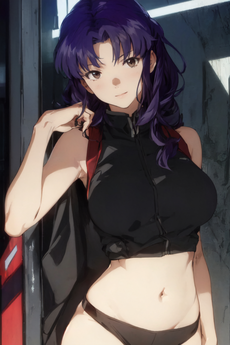 ミサトさん(立ち絵)-pixiv插画-作品交流服务