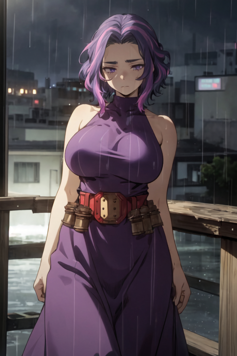 雨に打たれて-pixiv插画-作品交流服务