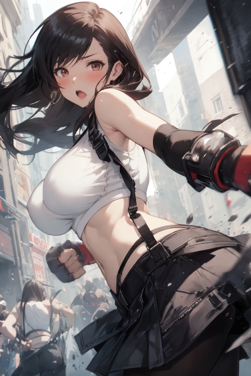 ティファ(パンチ)-pixiv插画-作品交流服务