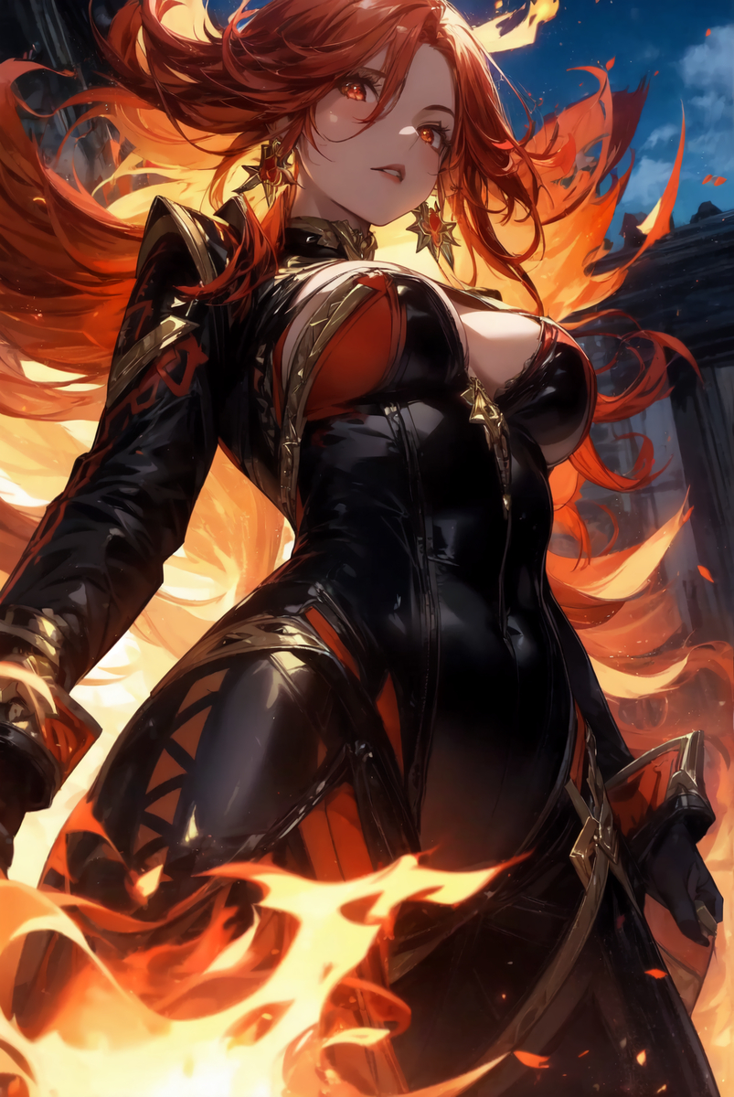 マーヴィカ(下から)-pixiv插画-作品交流服务