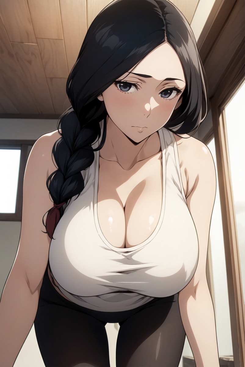 卯ノ花(白タンクトップ)-pixiv插画-作品交流服务