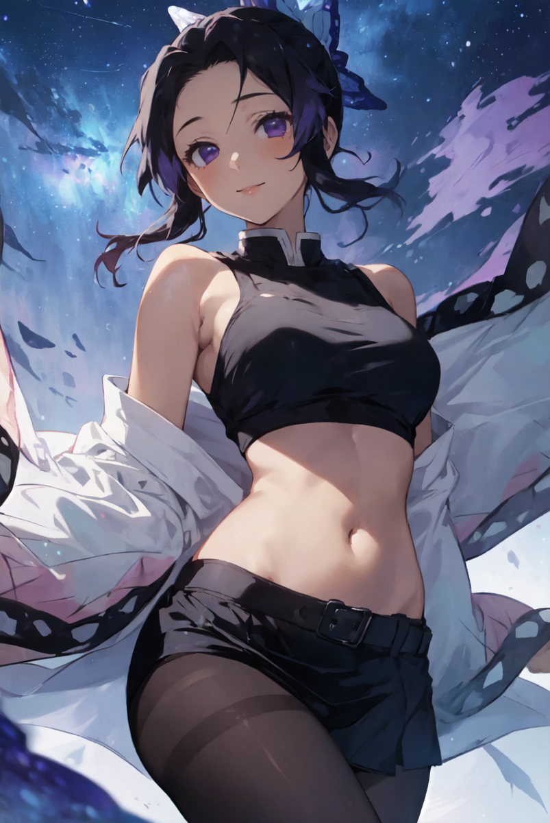 胡蝶しのぶ(夏服)-pixiv插画-作品交流服务