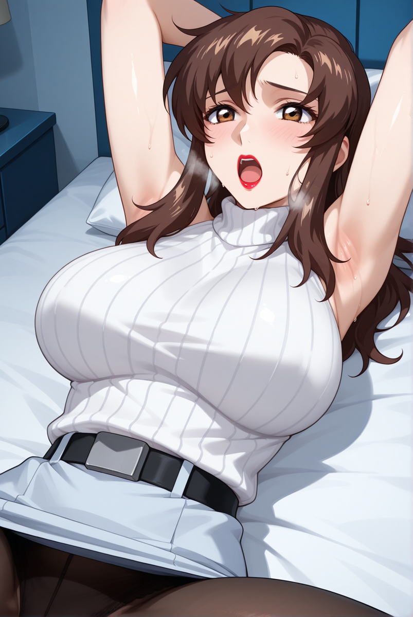 マリュー(仰向け)-pixiv插画-作品交流服务