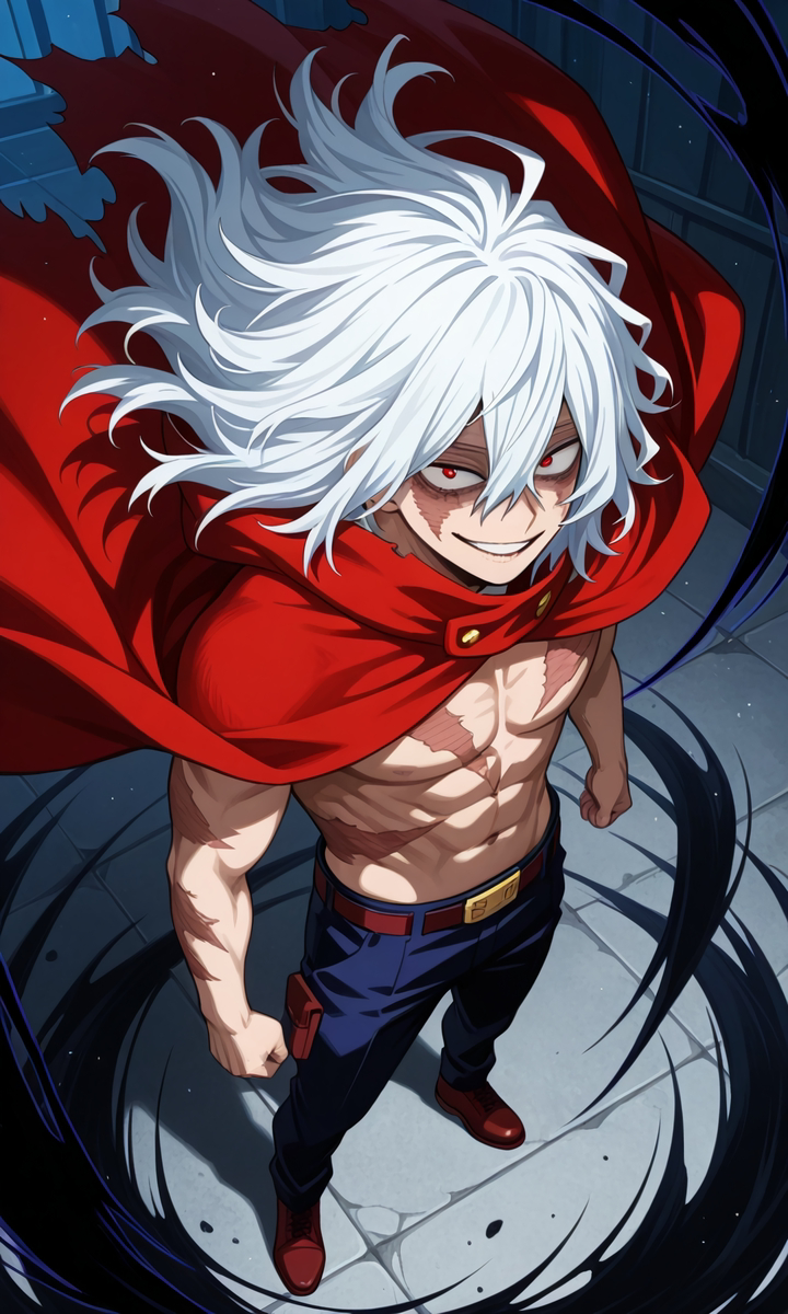 死柄木弔(上から)-pixiv插画-作品交流服务