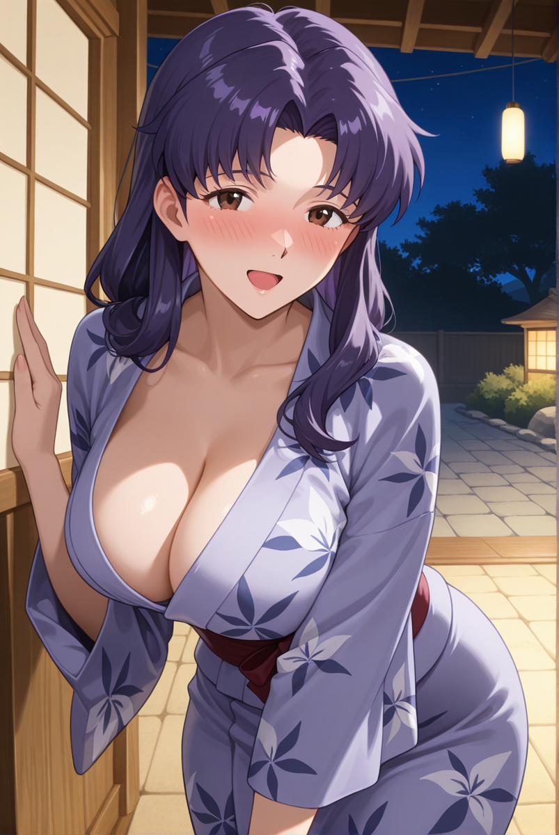 ミサト(浴衣)-pixiv插画-作品交流服务