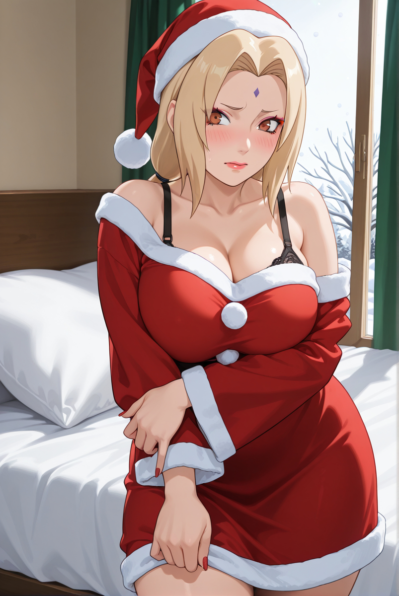 綱手(クリスマス衣装)-pixiv插画-作品交流服务