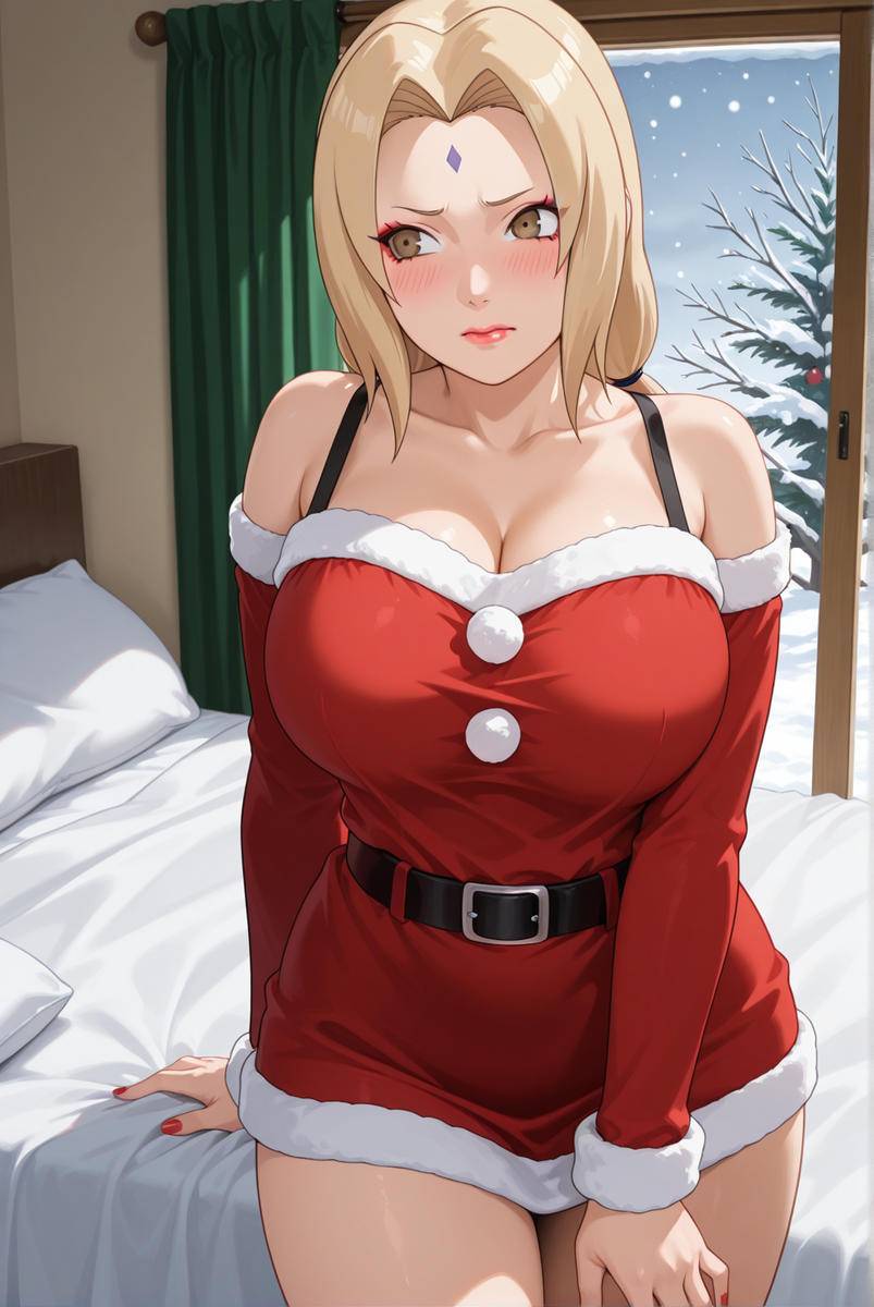 綱手(クリスマス衣装)-pixiv插画-作品交流服务