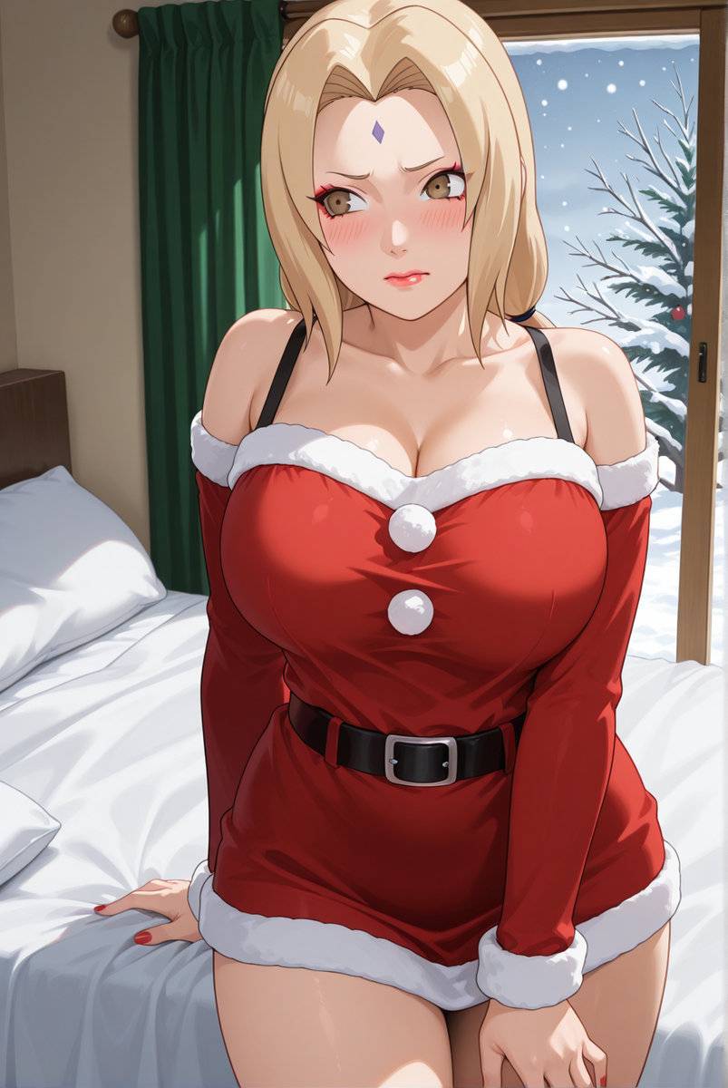綱手(クリスマス衣装)-pixiv插画-作品交流服务