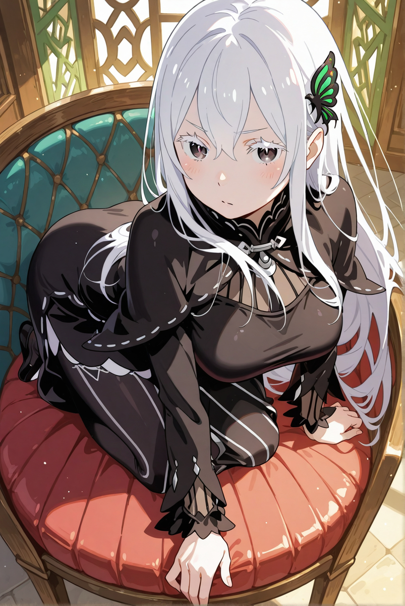 エキドナ(座り)-pixiv插画-作品交流服务