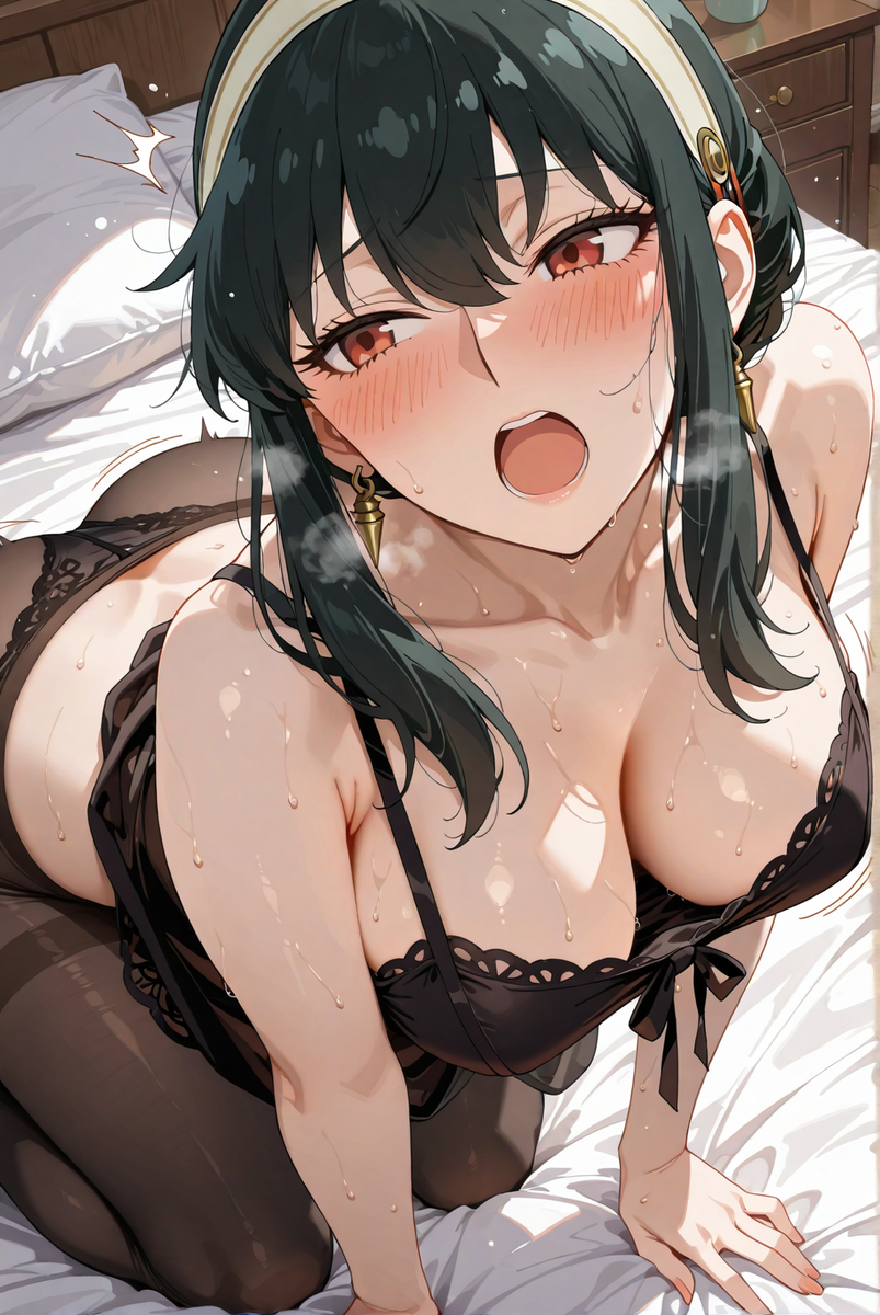 ヨルさん(ネグリジェ)-pixiv插画-作品交流服务