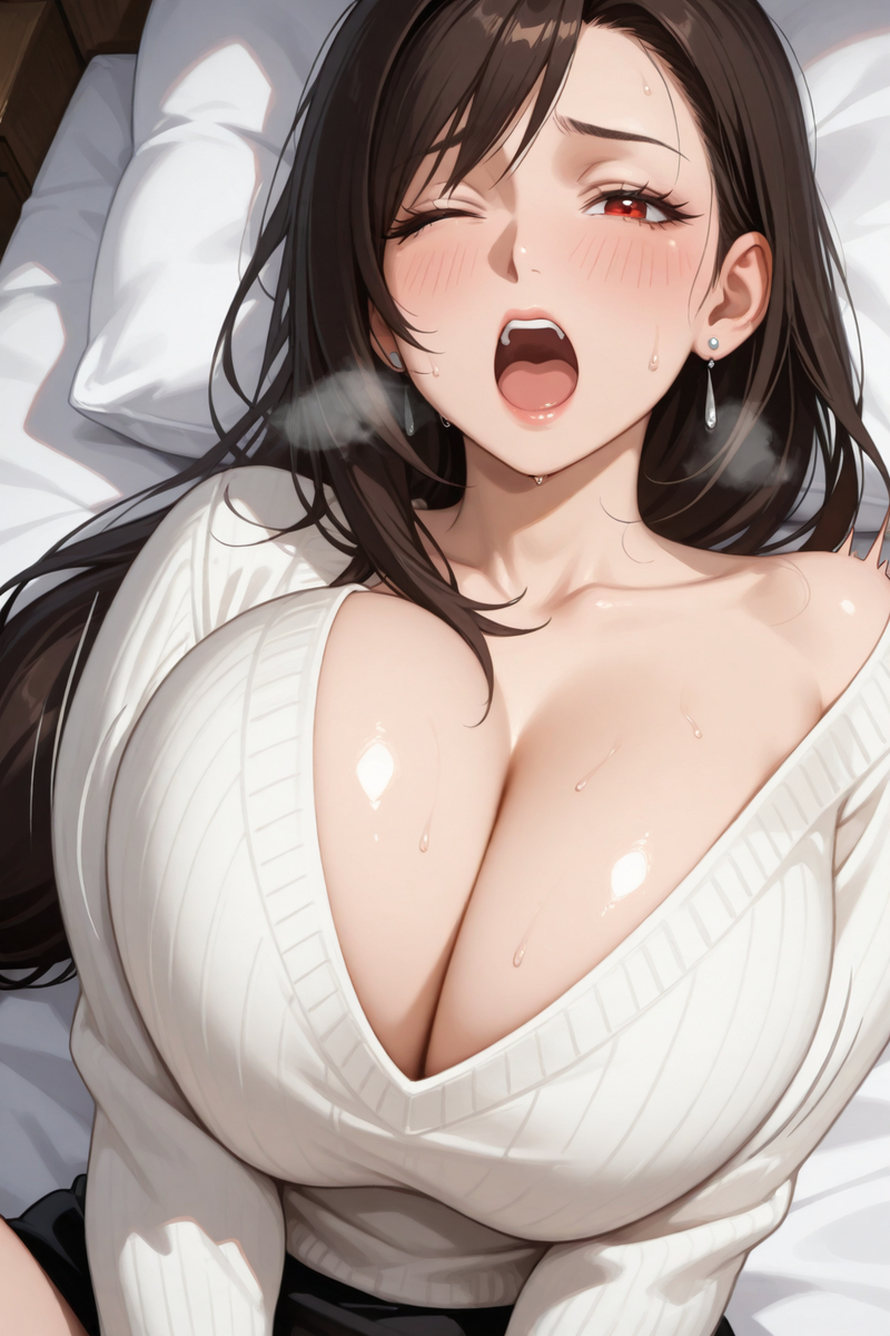 ティファ(セーター)-pixiv插画-作品交流服务