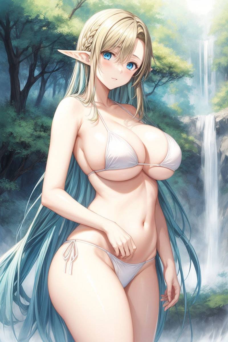图片[1]-魅惑の谷間-pixiv插画-作品交流服务