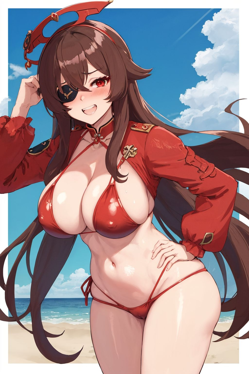 胡桃(原神)-pixiv插画-作品交流服务