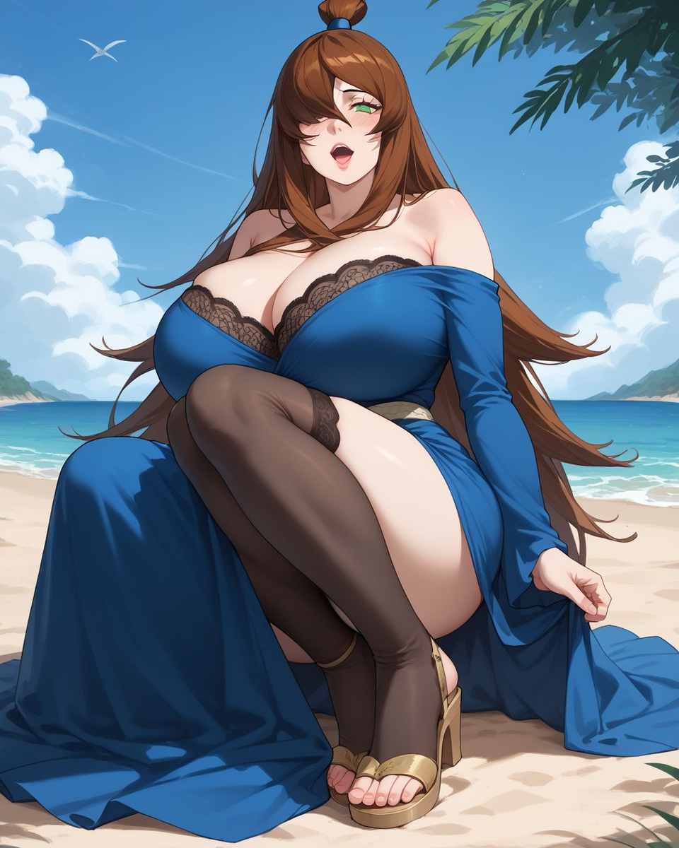 照美メイ ナルト - 黒ストッキングの霧艶-pixiv插画-作品交流服务