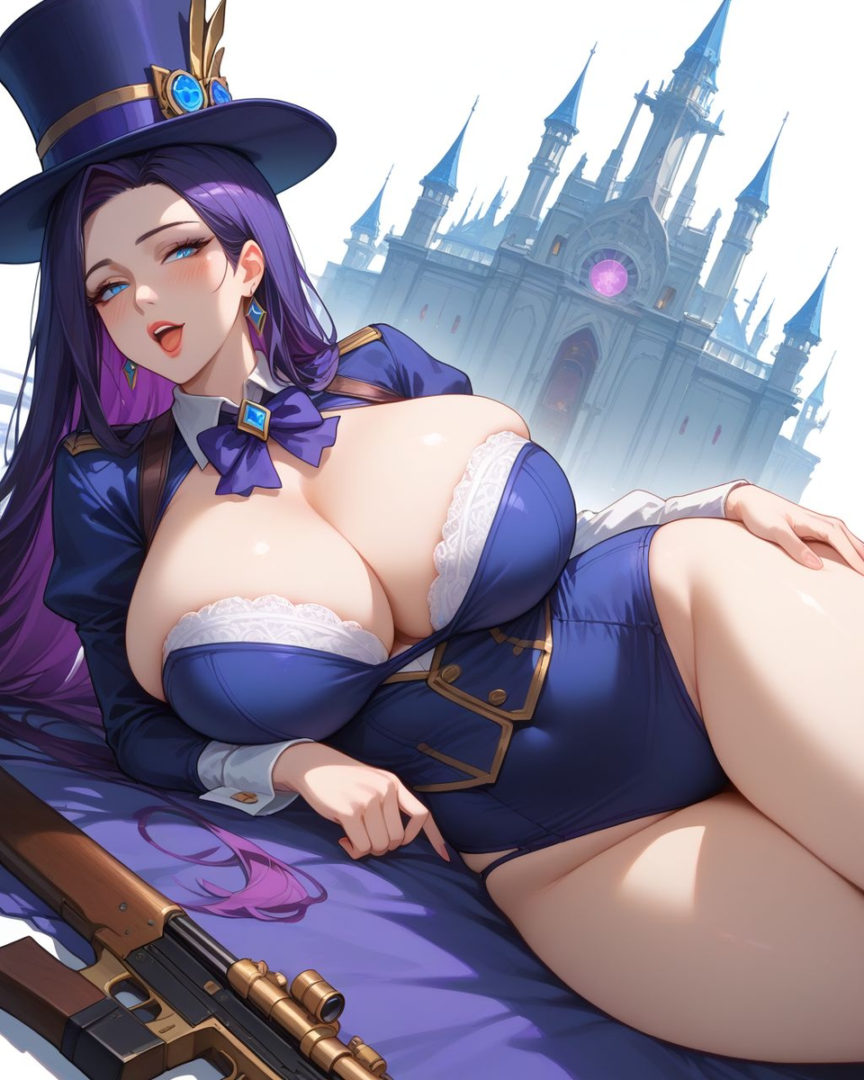 ケイトリン リーグ・オブ・レジェンド - オフィサービキニ 魅惑-pixiv插画-作品交流服务