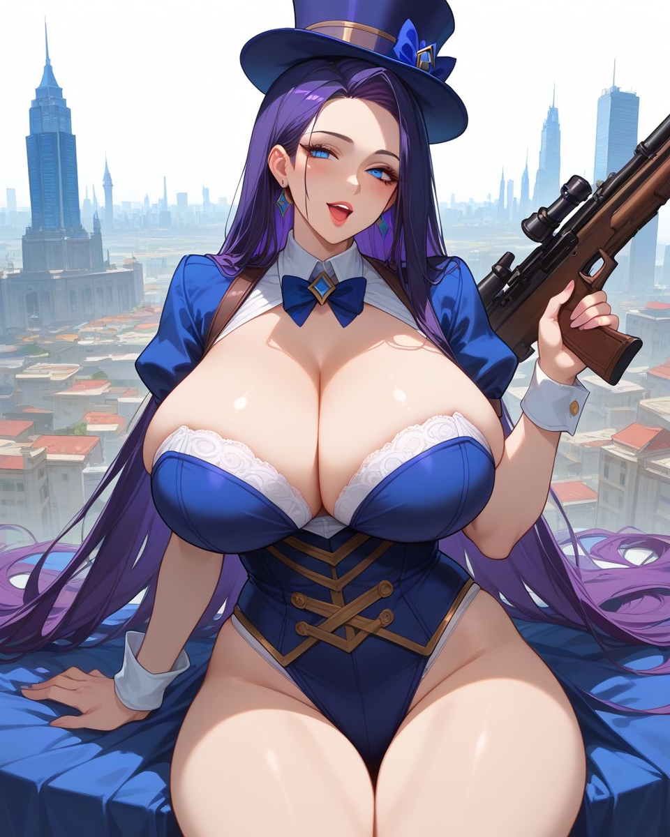 ケイトリン リーグ・オブ・レジェンド - オフィサービキニ 魅惑-pixiv插画-作品交流服务