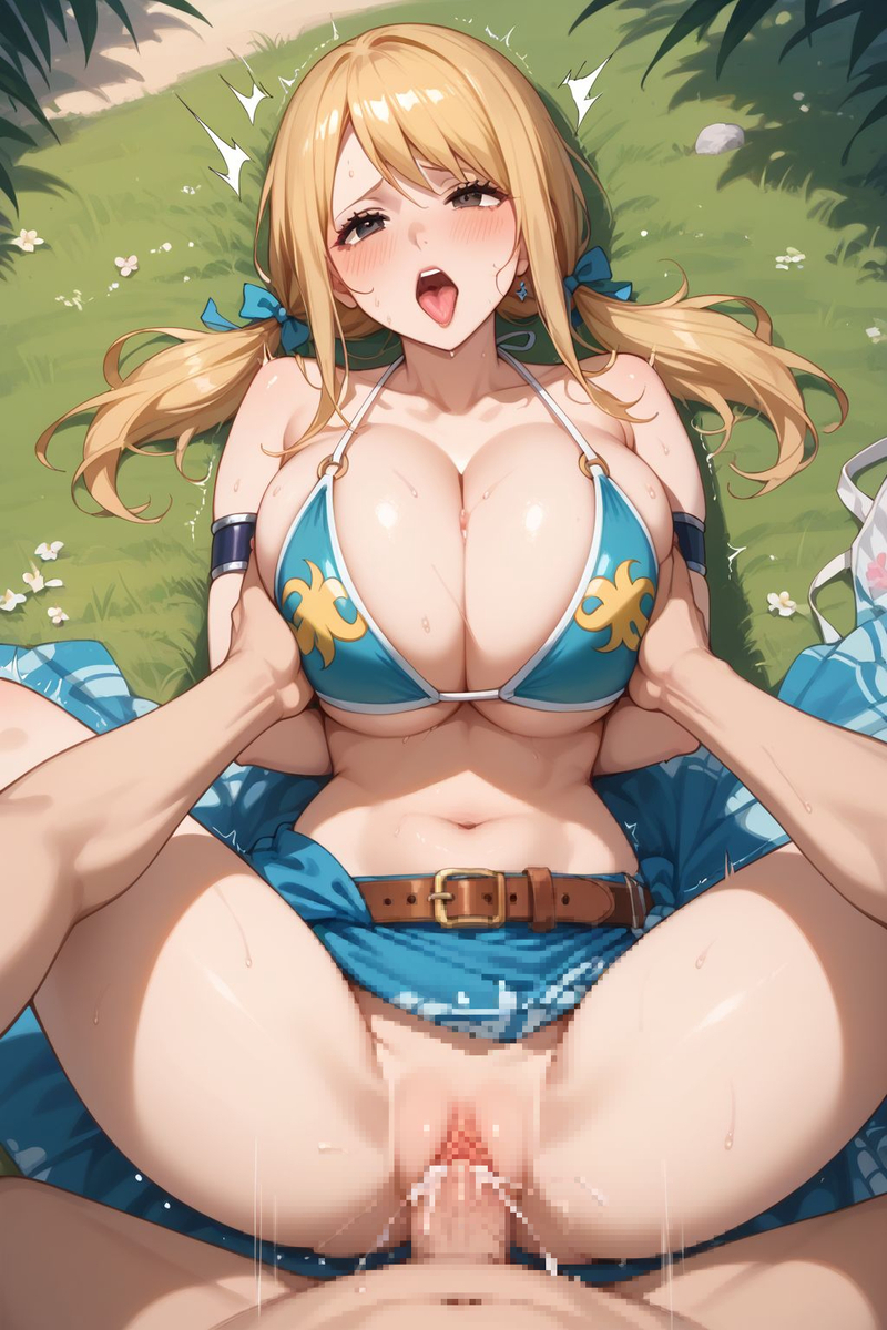 ルーシィ・ハートフィリア Bikini Doujinshi-pixiv插画-作品交流服务