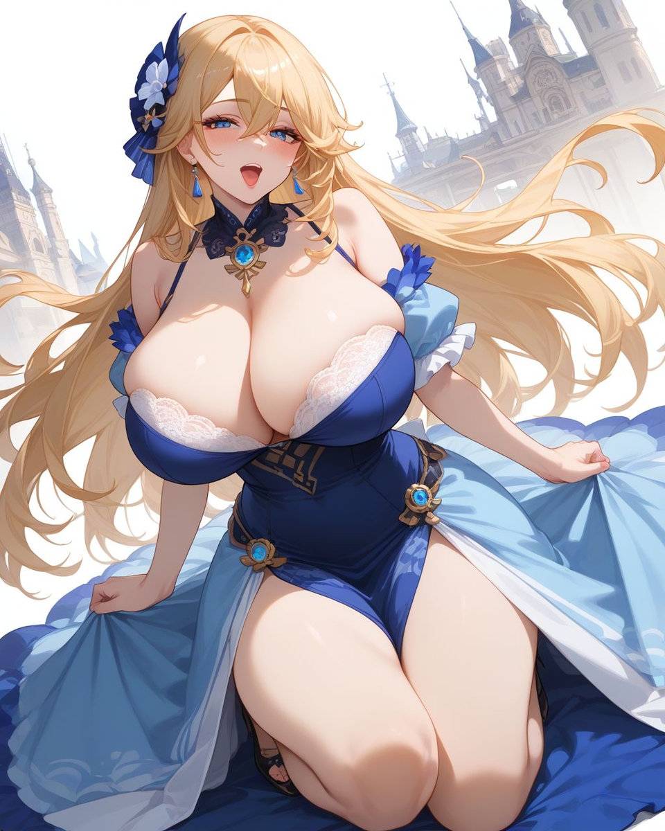 图片[1]-ナヴィア Genshin Impact – ジオモチーフビキニ-pixiv插画-作品交流服务