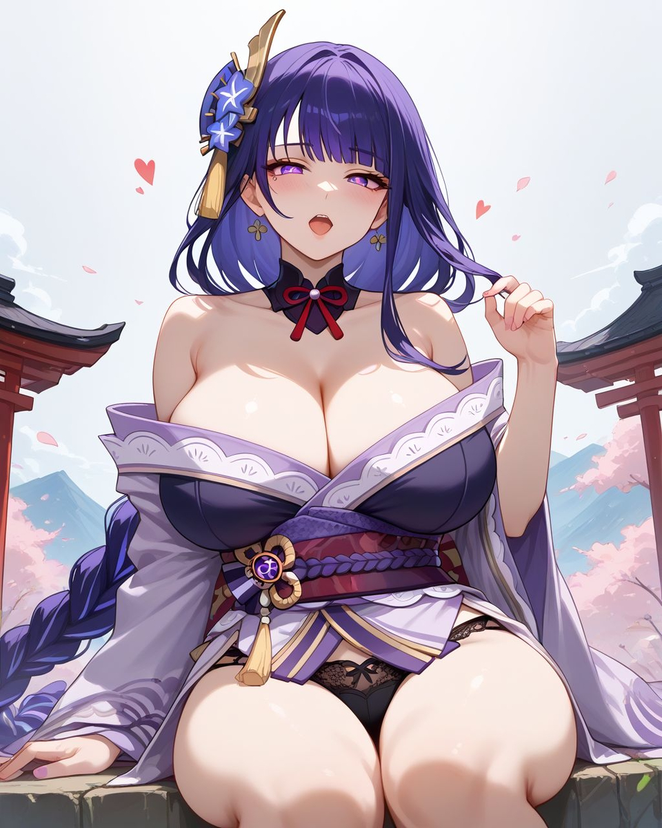 雷電将軍  Shogun-pixiv插画-作品交流服务