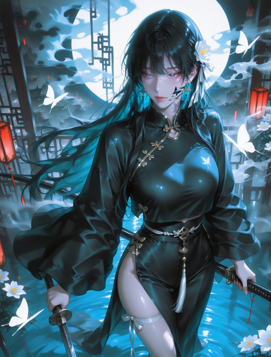 女侠-pixiv插画-作品交流服务