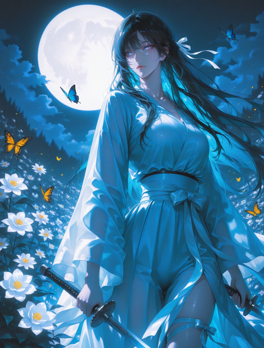 女侠-pixiv插画-作品交流服务