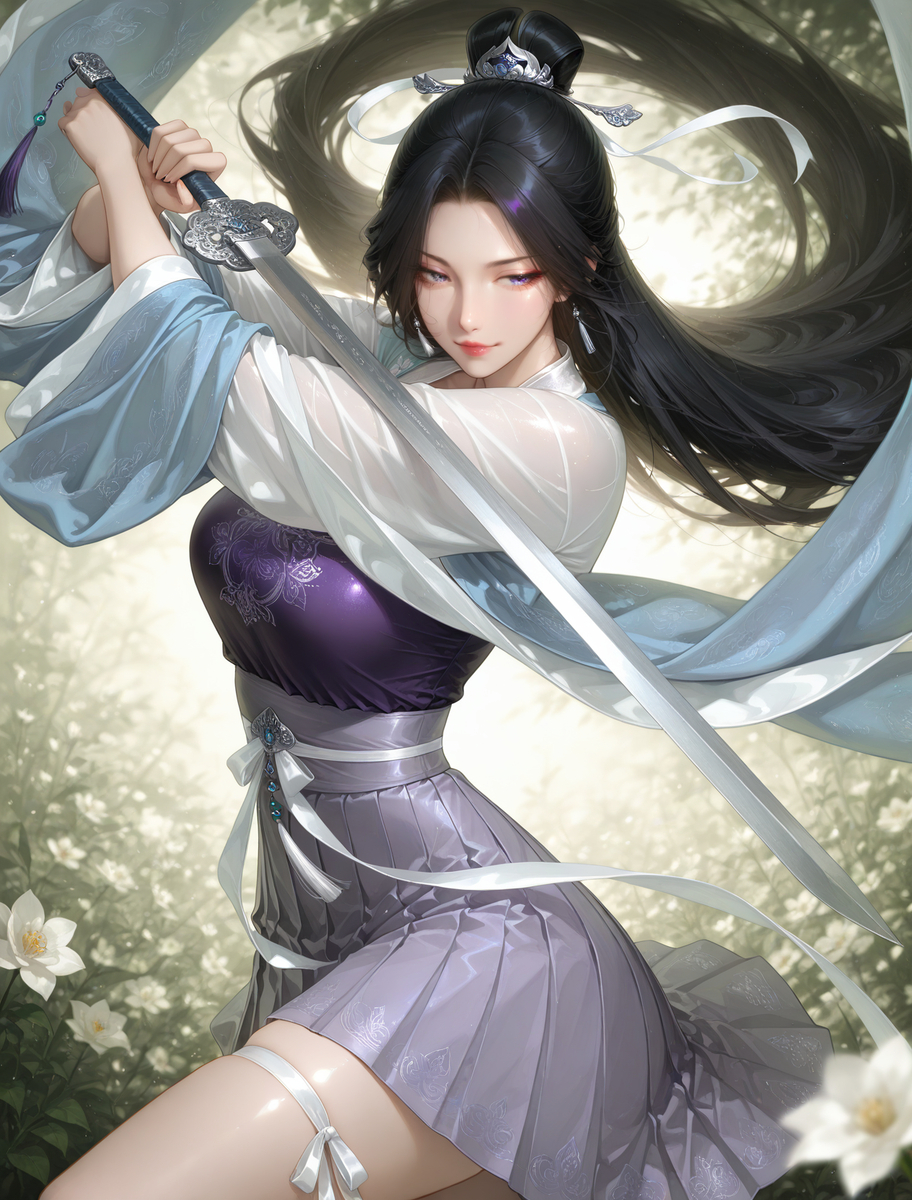 女侠2-pixiv插画-作品交流服务