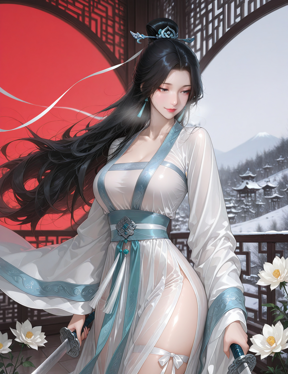 女侠2-pixiv插画-作品交流服务