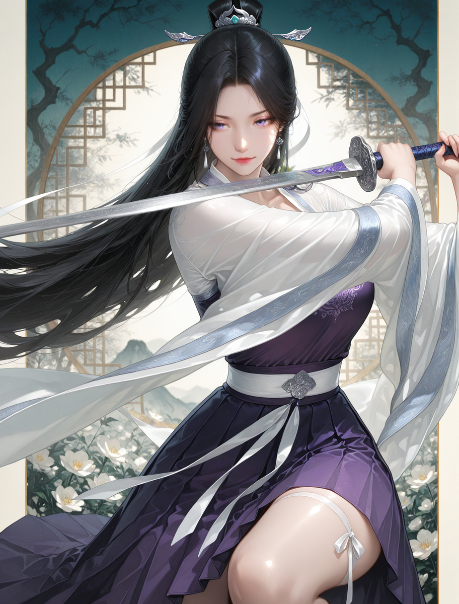 女侠2-pixiv插画-作品交流服务