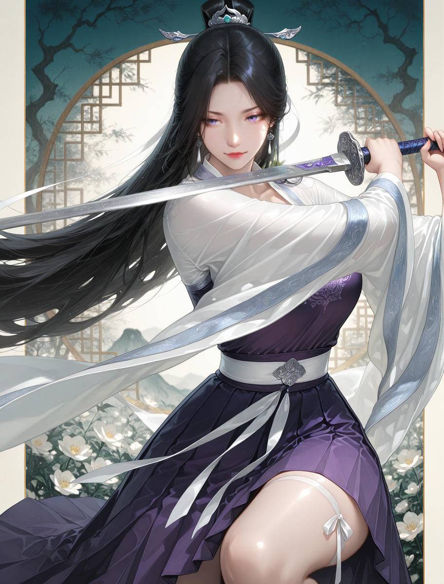 女侠2-pixiv插画-作品交流服务