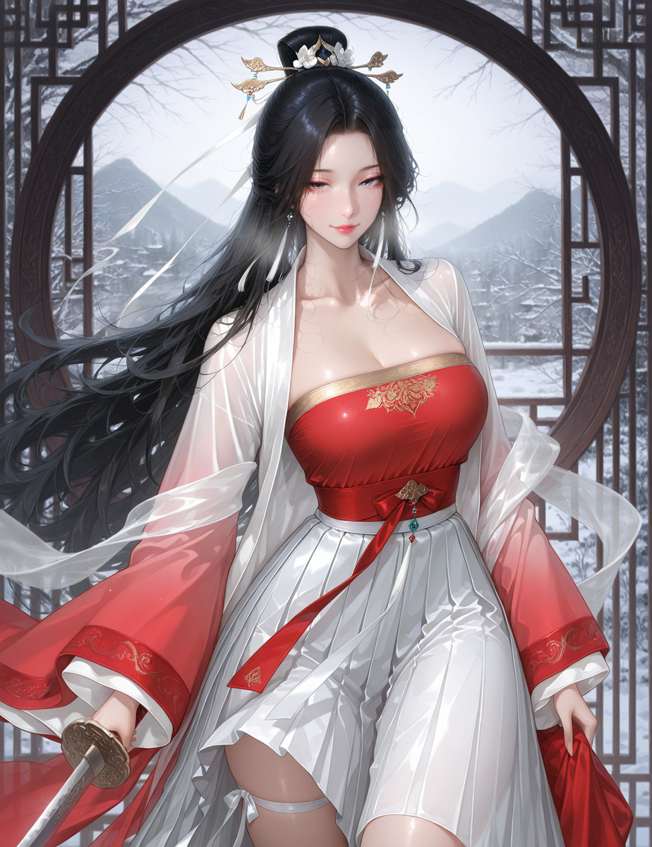 女侠2-pixiv插画-作品交流服务