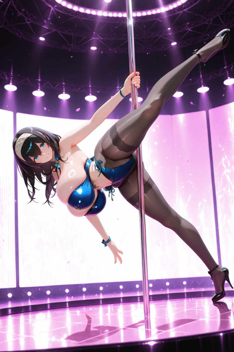 钢管舞系列-pixiv插画-作品交流服务