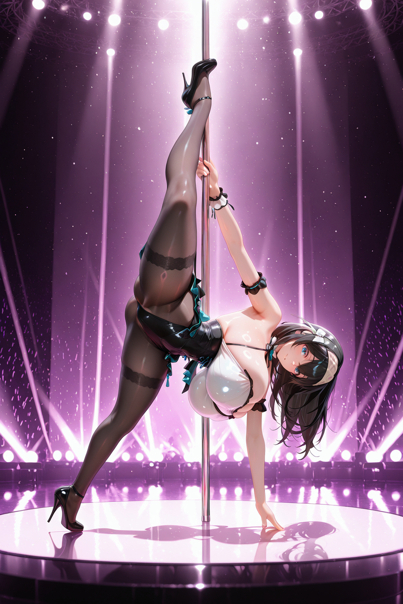 钢管舞系列-pixiv插画-作品交流服务