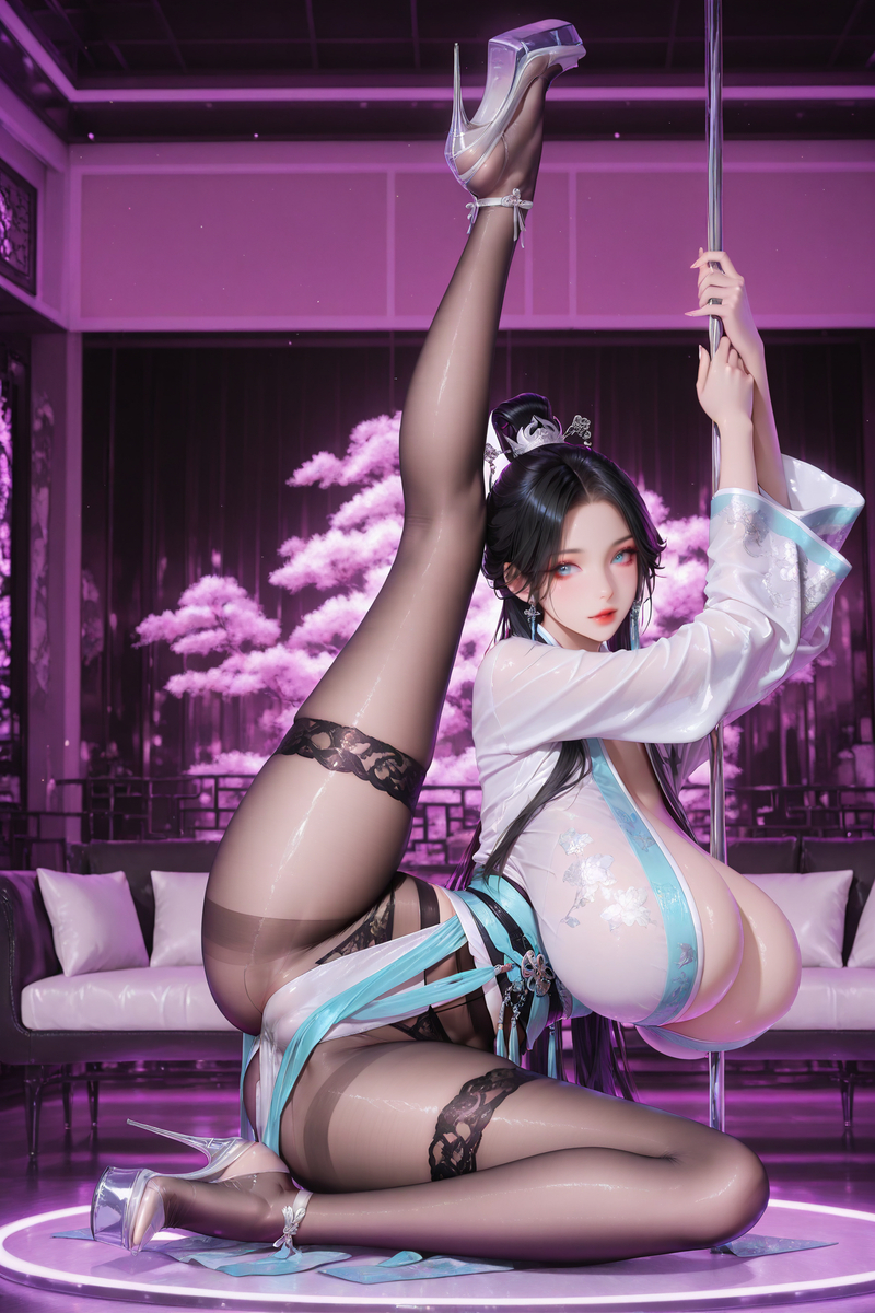 图片[7]-古风美女~侧向动作-pixiv插画-作品交流服务