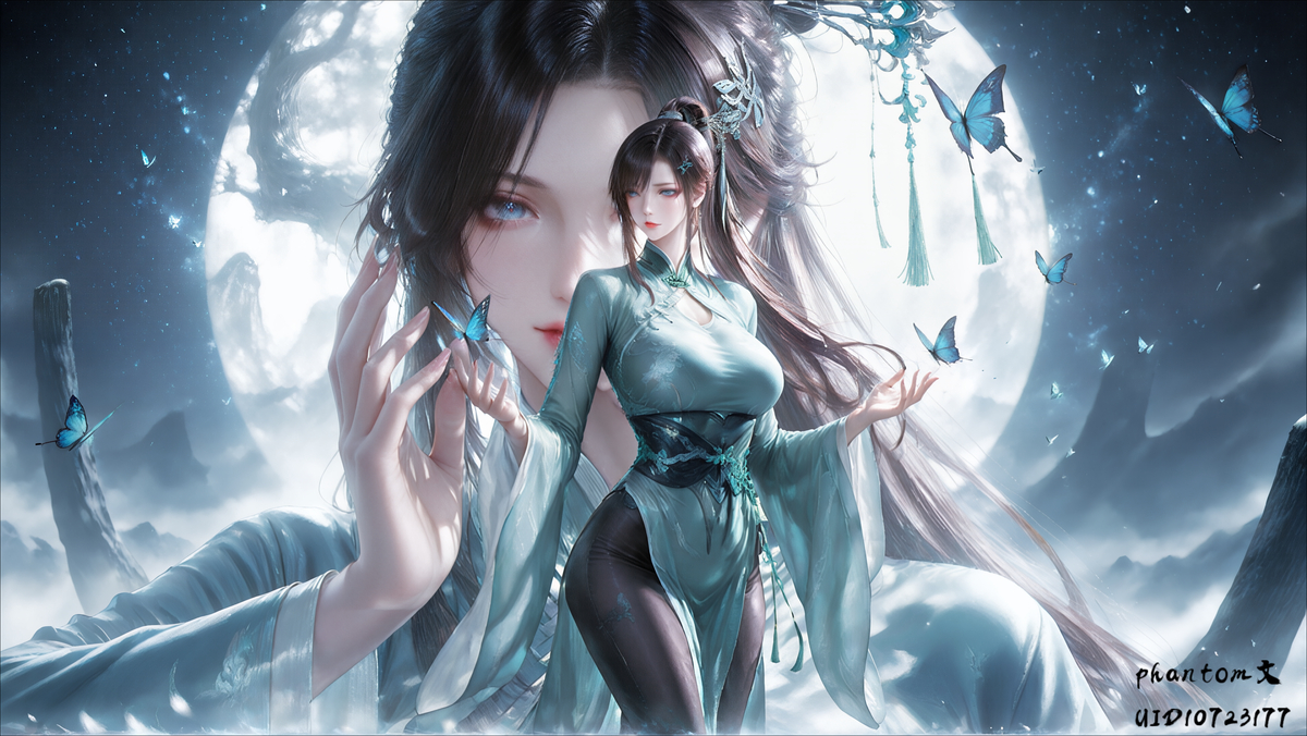 图片[6]-4K高清国风美女壁纸-pixiv插画-作品交流服务