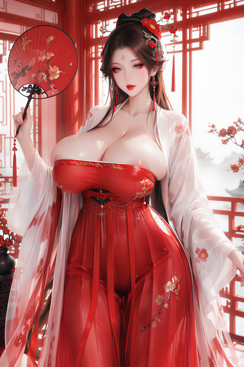 今日份国风美女-pixiv插画-作品交流服务