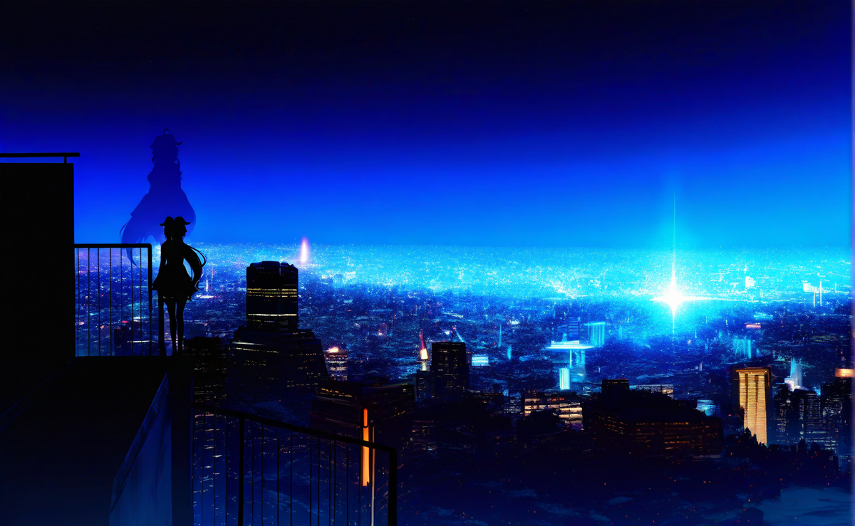 我于黎明前观望天边晨曦的初起-pixiv插画-作品交流服务