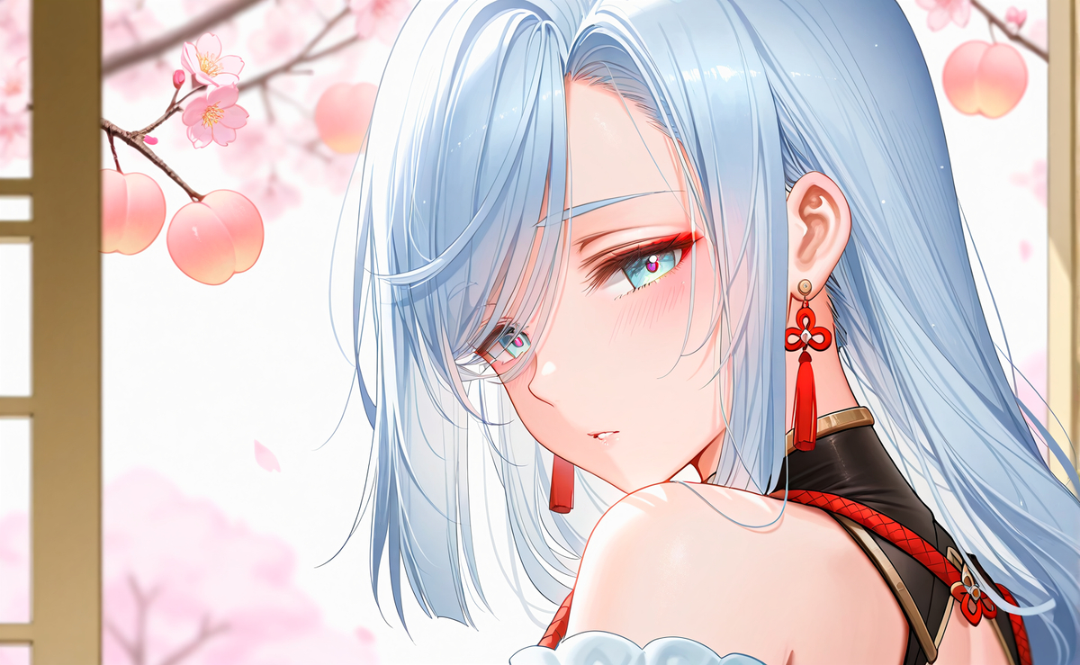 美美哒的申鹤-pixiv插画-作品交流服务