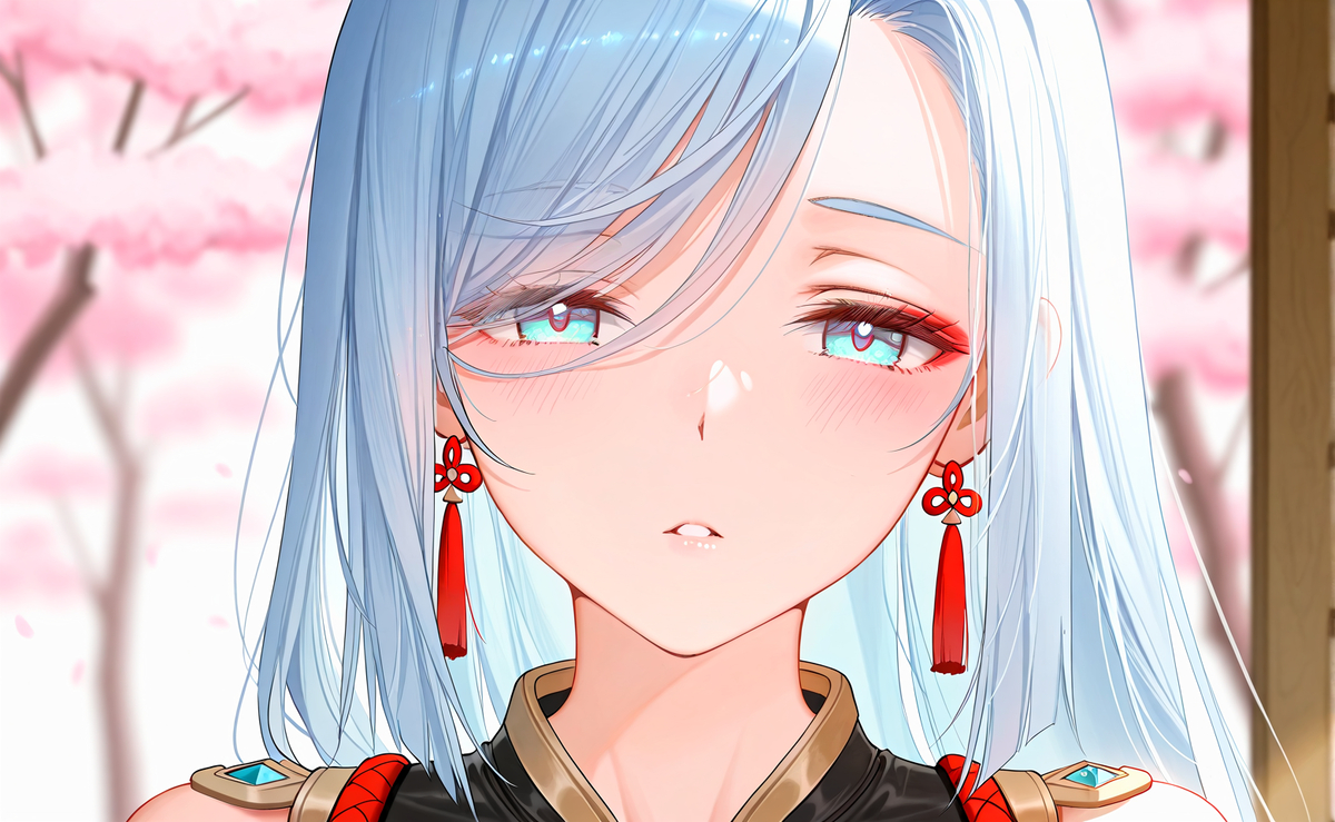 美美哒的申鹤-pixiv插画-作品交流服务