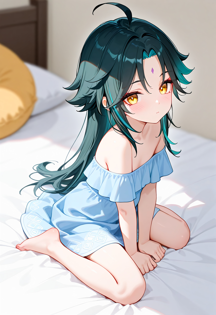 今日份的魈萝莉-pixiv插画-作品交流服务