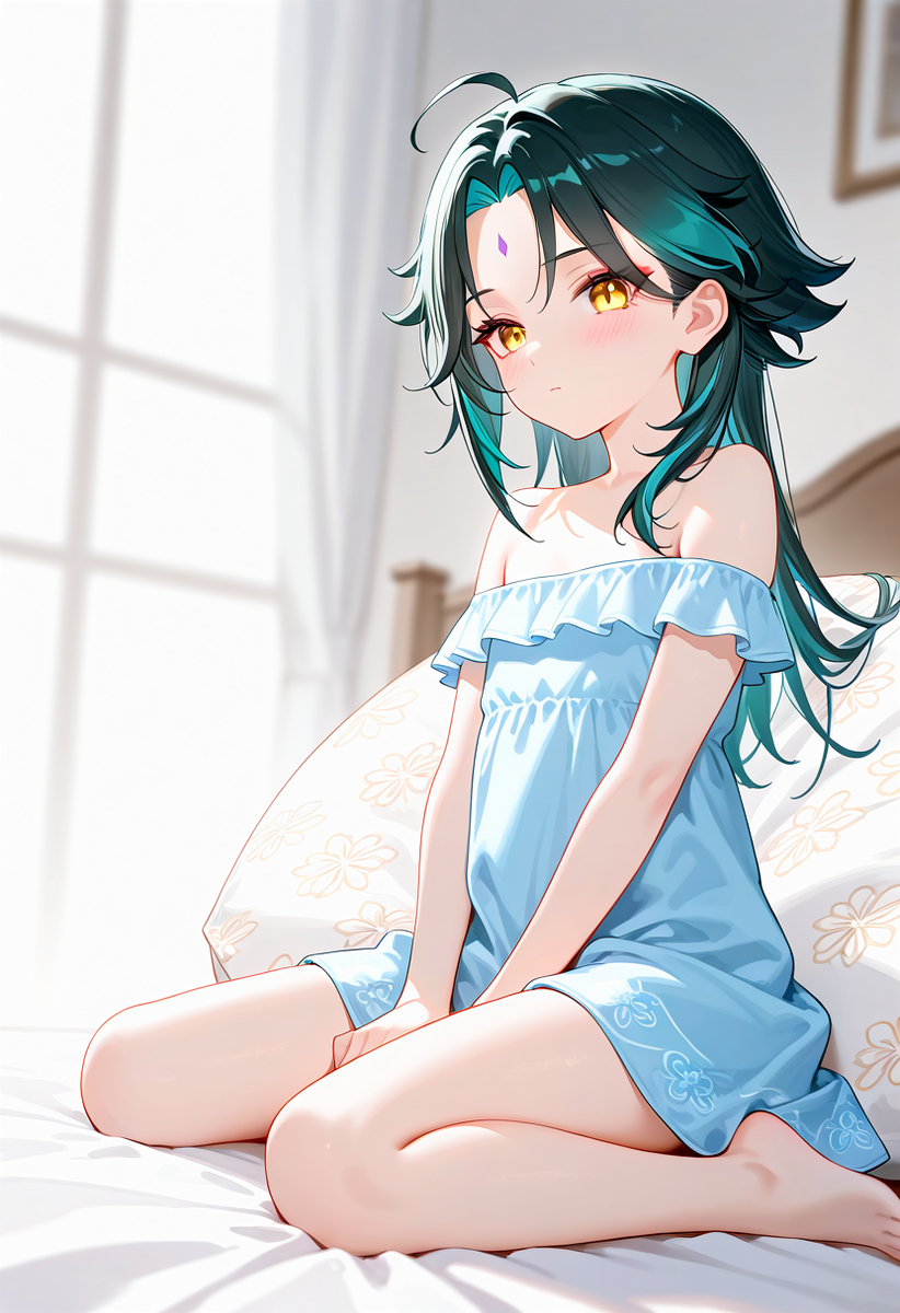 今日份的魈萝莉-pixiv插画-作品交流服务