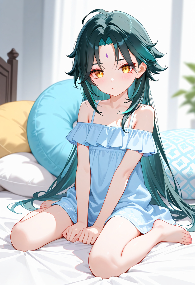 今日份的魈萝莉-pixiv插画-作品交流服务