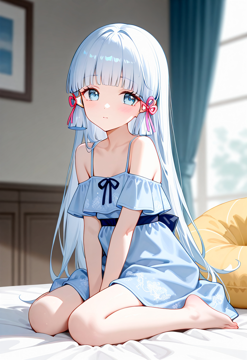 今日份的绫华老婆-pixiv插画-作品交流服务