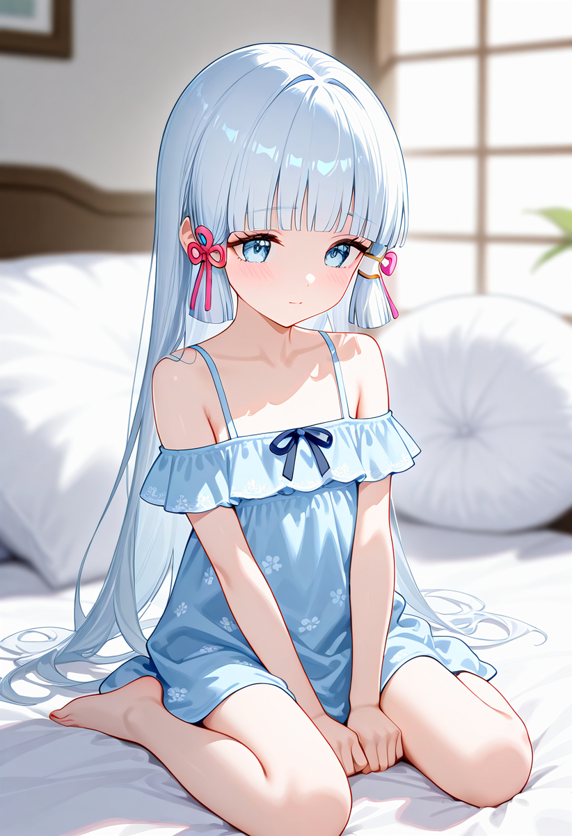 今日份的绫华老婆-pixiv插画-作品交流服务