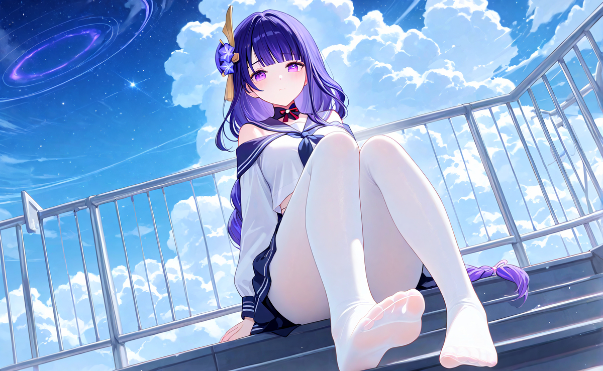 今日份的白丝影-pixiv插画-作品交流服务