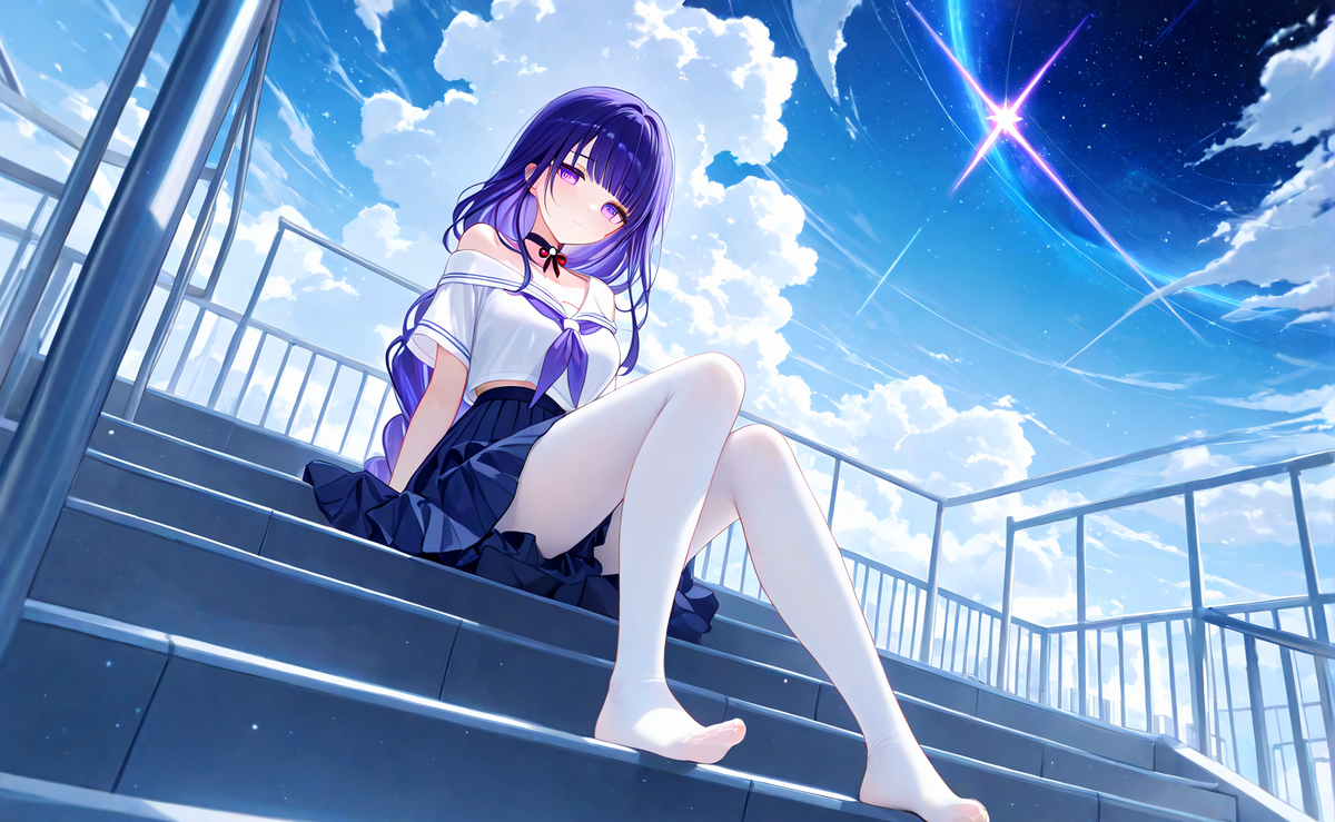 图片[5]-今日份的白丝影-pixiv插画-作品交流服务