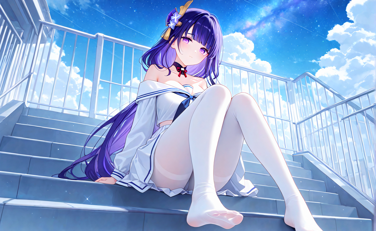 图片[6]-今日份的白丝影-pixiv插画-作品交流服务