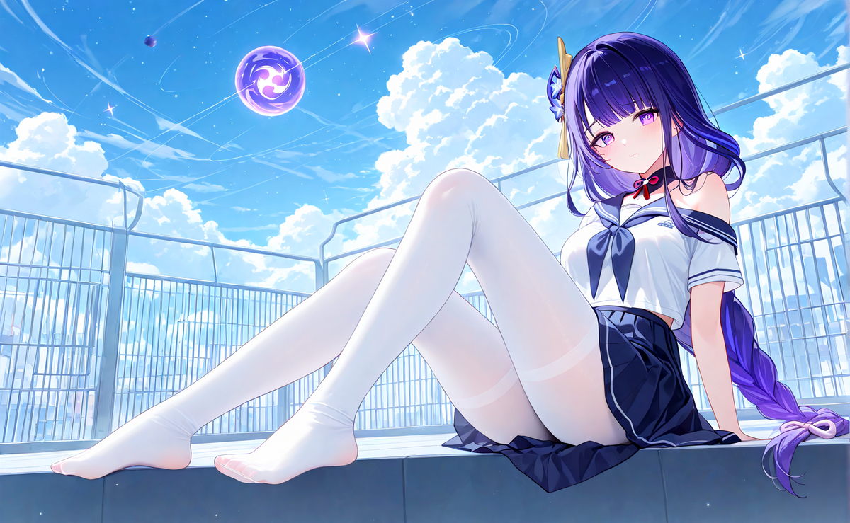 图片[9]-今日份的白丝影-pixiv插画-作品交流服务