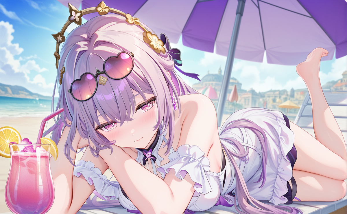 今日份的比基尼遐蝶-pixiv插画-作品交流服务