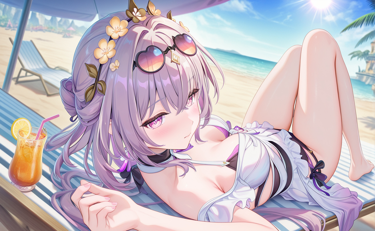 今日份的比基尼遐蝶-pixiv插画-作品交流服务