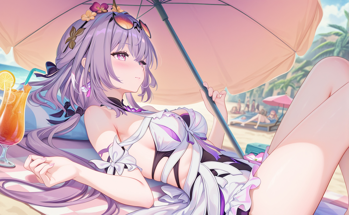 图片[5]-今日份的比基尼遐蝶-pixiv插画-作品交流服务